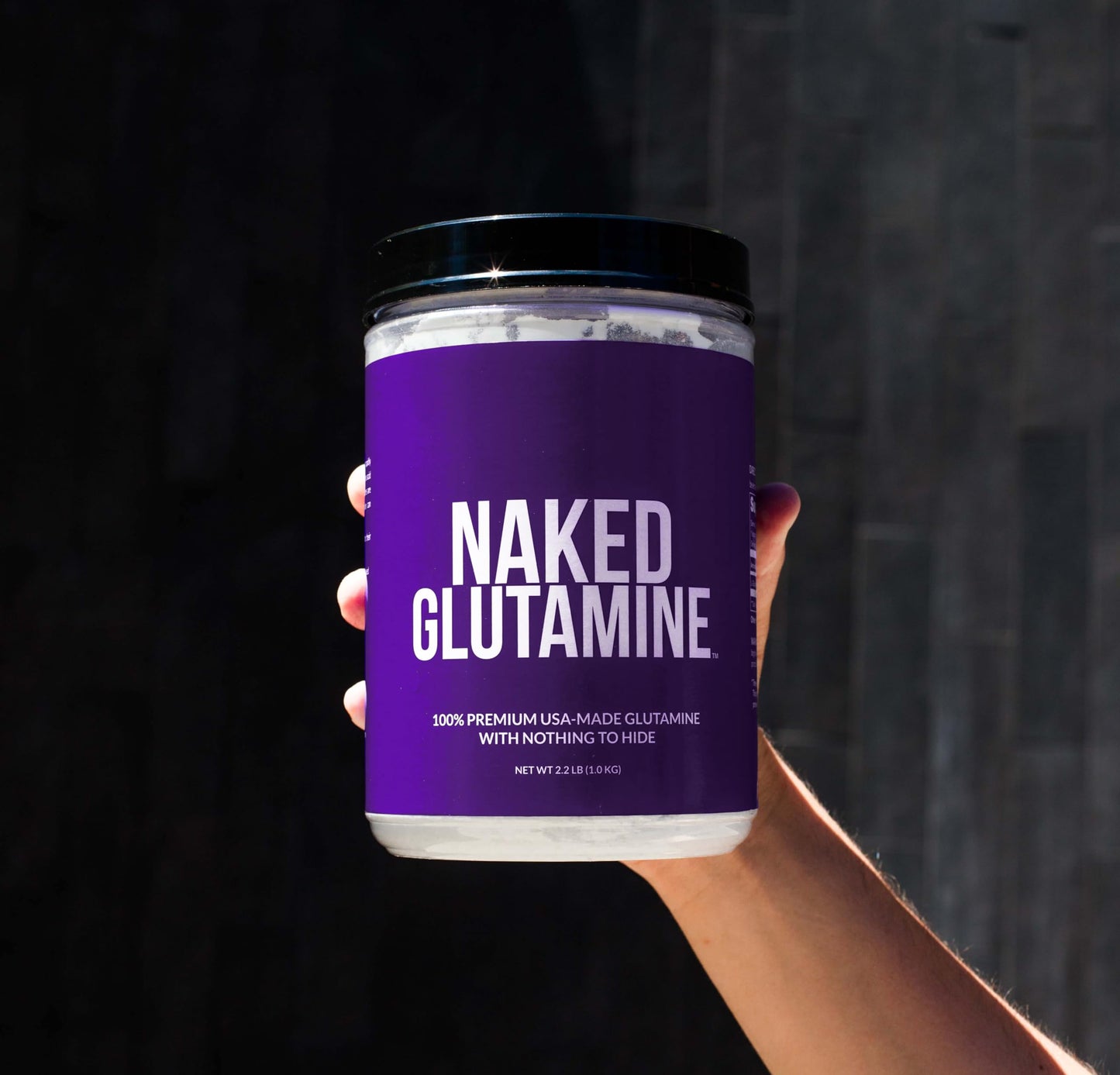 Pure L-Glutamine – Made in the USA, 1000g (200 Servings) – Vegan, Non-GMO, Gluten & Soy Free