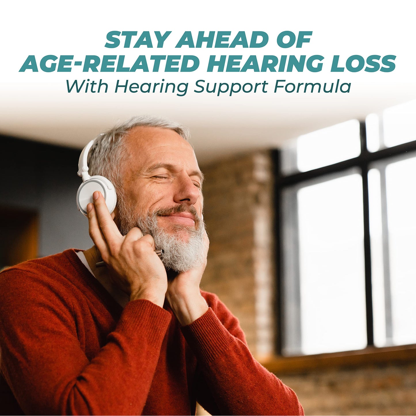 PUREHEALTH RESEARCH Hearing Support Formula โ Natural Tinnitus Relief with Flavonoids & Vitamins