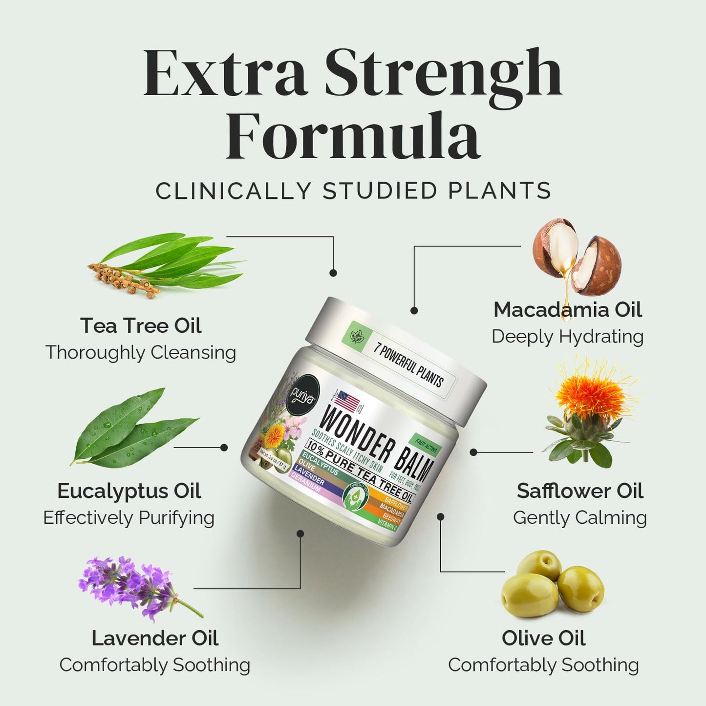 Puriya Tea Tree Oil Balm Extra Strength β Fast-Acting Plant-Powered Skin Relief
