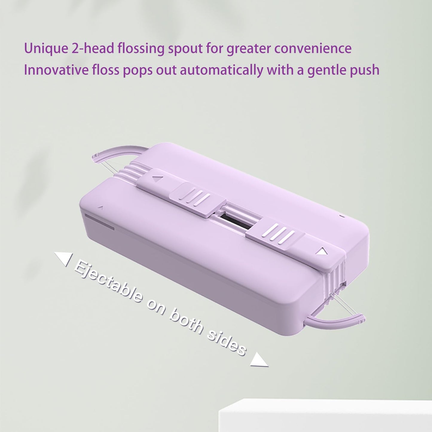 Twin Line Dental Floss Picks Dispenser โ 2 Boxes, Lime Flavor, Portable Case
