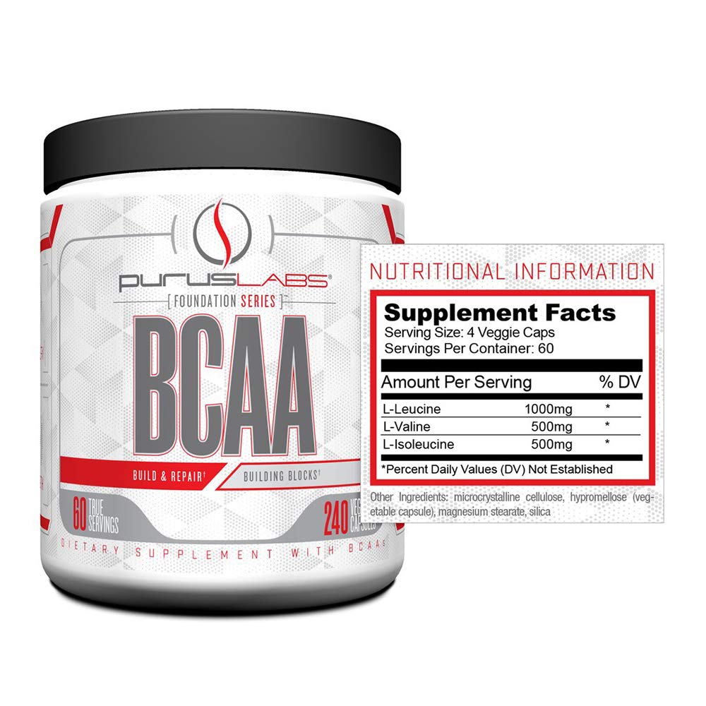 BCAA Capsules โ Purus Labs Foundation Series 2:1:1 | 240 Capsules