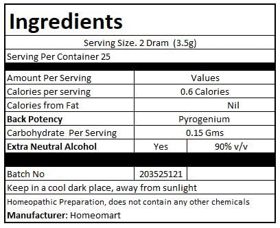 Pyrogenium Homeopathy Pellets 1M Potency โ Pack of 3 | Homeomart