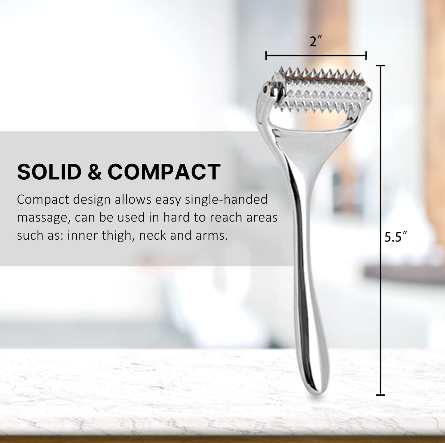 QooWo Massage Roller โ Acupuncture Roller for Deep Tissue Muscle Relief