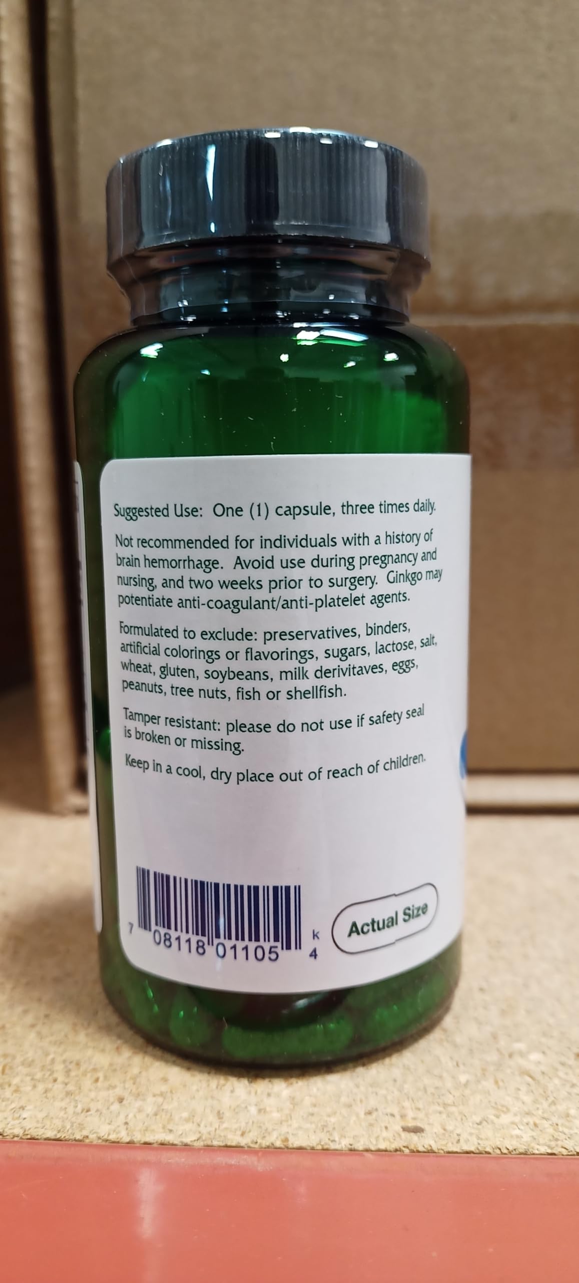 Vitanica Ginkgo Biloba Extract β Supports Circulation & Cognitive Health | 24% Flavone Glycosides, 6% Terpene Lactones | 90 Capsules