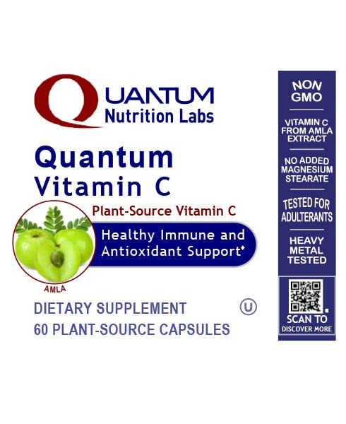 Quantum Vitamin C โ Organic Whole Food Vitamin C, 60 Vegan Capsules
