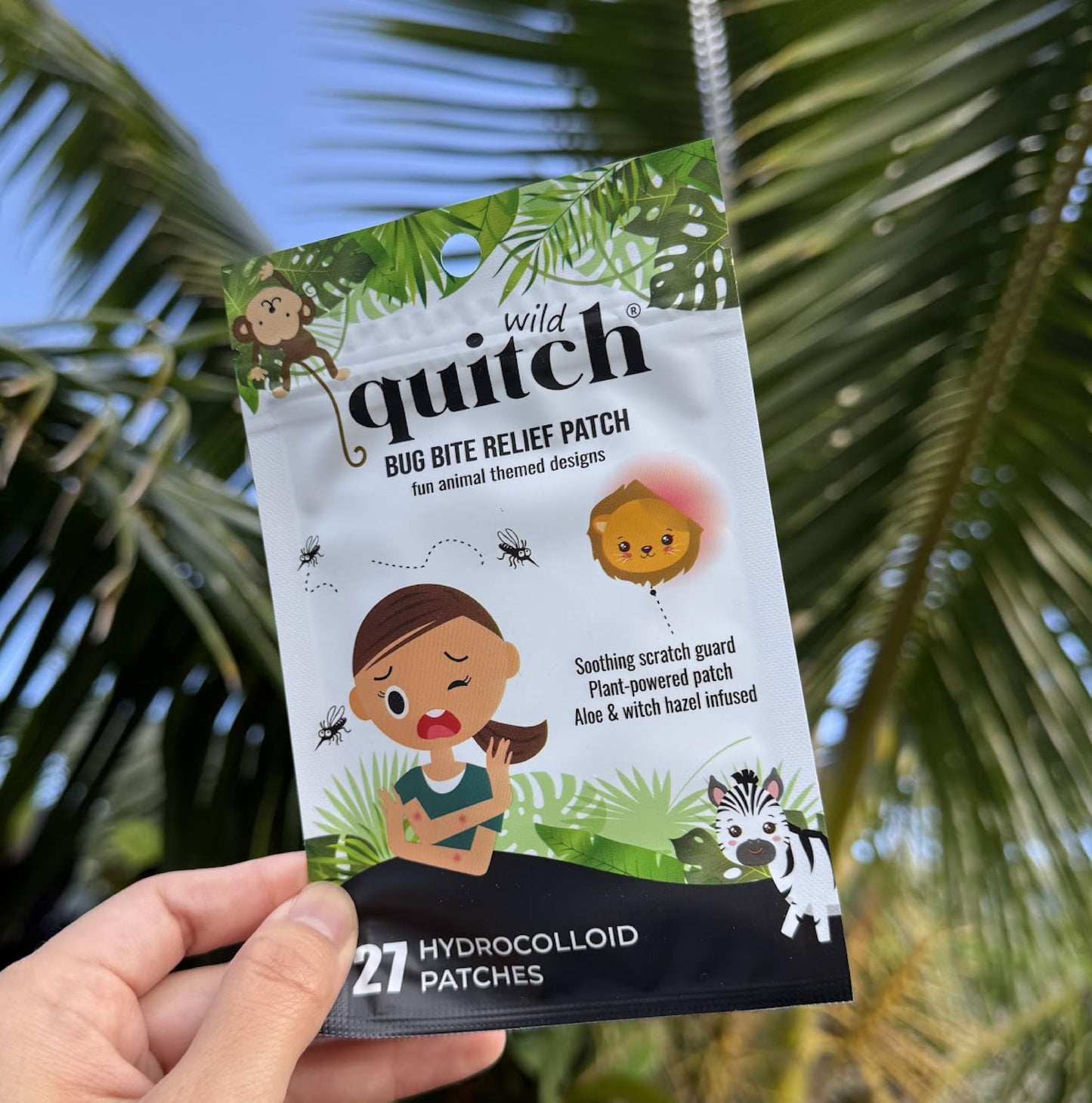Quitch Mosquito Bite Relief Patches β Safari Animals for Kids