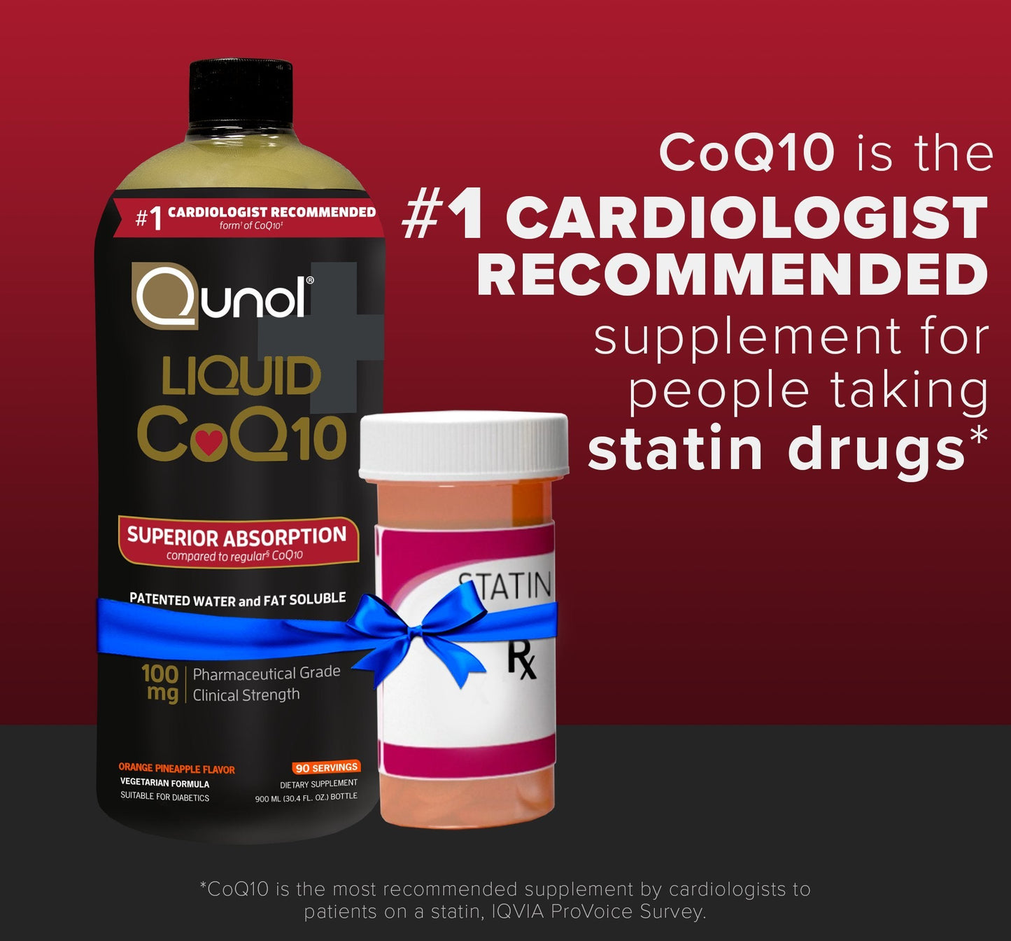 Qunol Liquid CoQ10 100mg โ Superior Absorption for Heart Health | 60 Servings, 20.3 oz