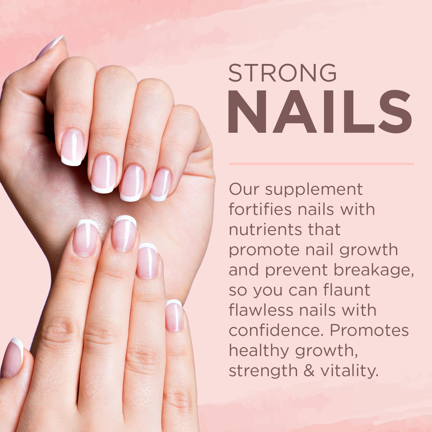 Hair Skin & Nails Vitamins 5000mcg Biotin with Collagen & Hyaluronic Acid โ 120 Softgels