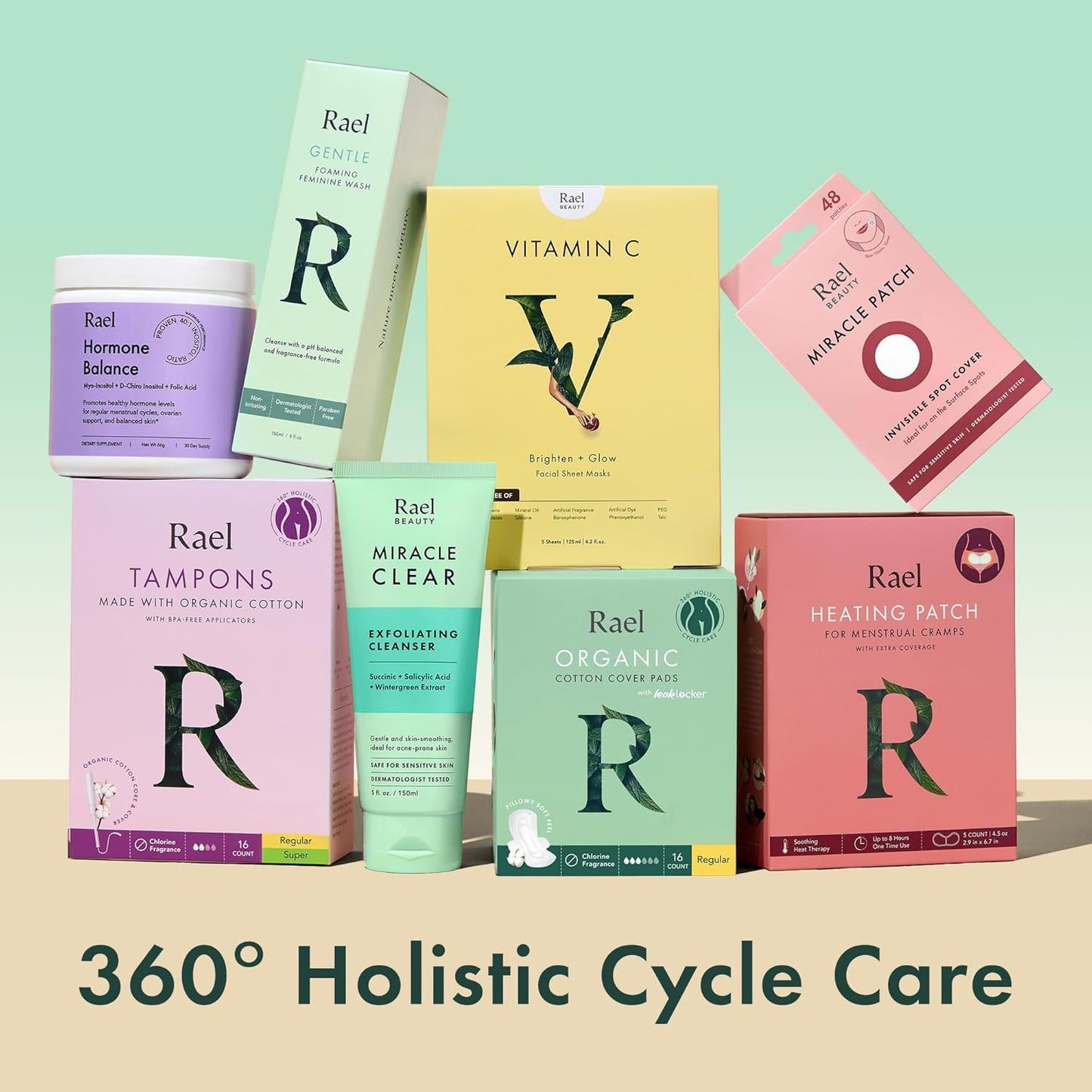 Rael Feminine Wash โ Gentle Gel-to-Foam Cleanser for Sensitive Skin (Pack of 2)