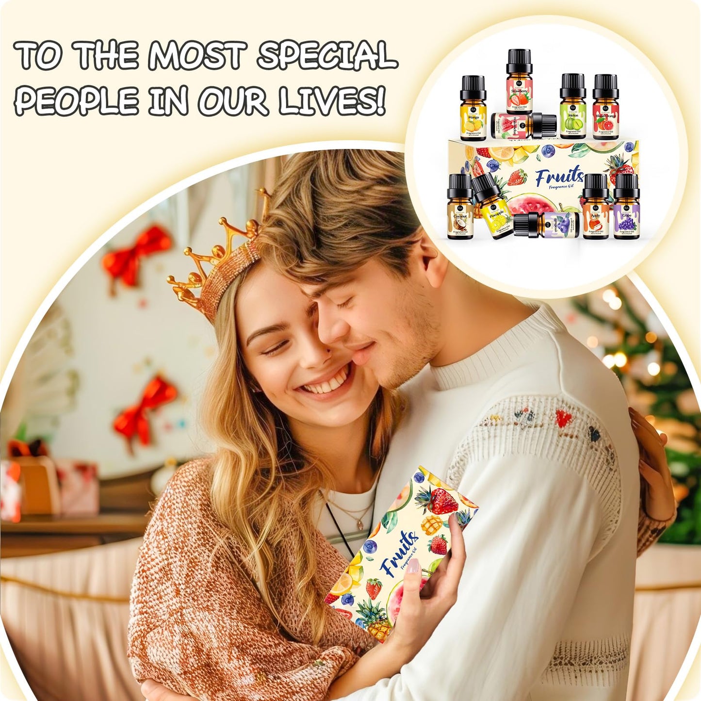 RAINBOW ABBY Fruity Fragrance Oil โ 10 Fruit Scents in 5ML Bottles for Candle & Soap Making