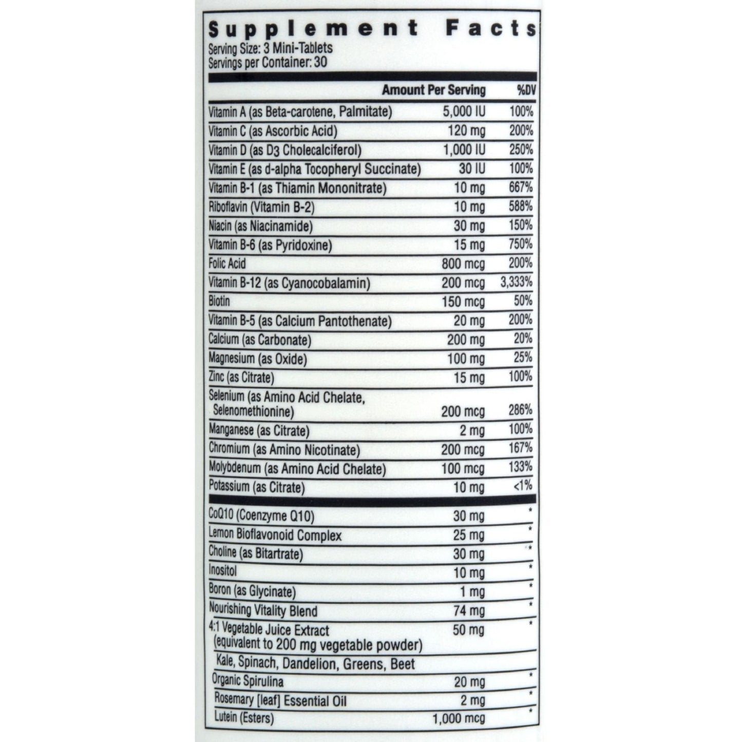 Rainbow Light Multivitamin 50+ Mini, 90 ct โ Immune & Heart Health