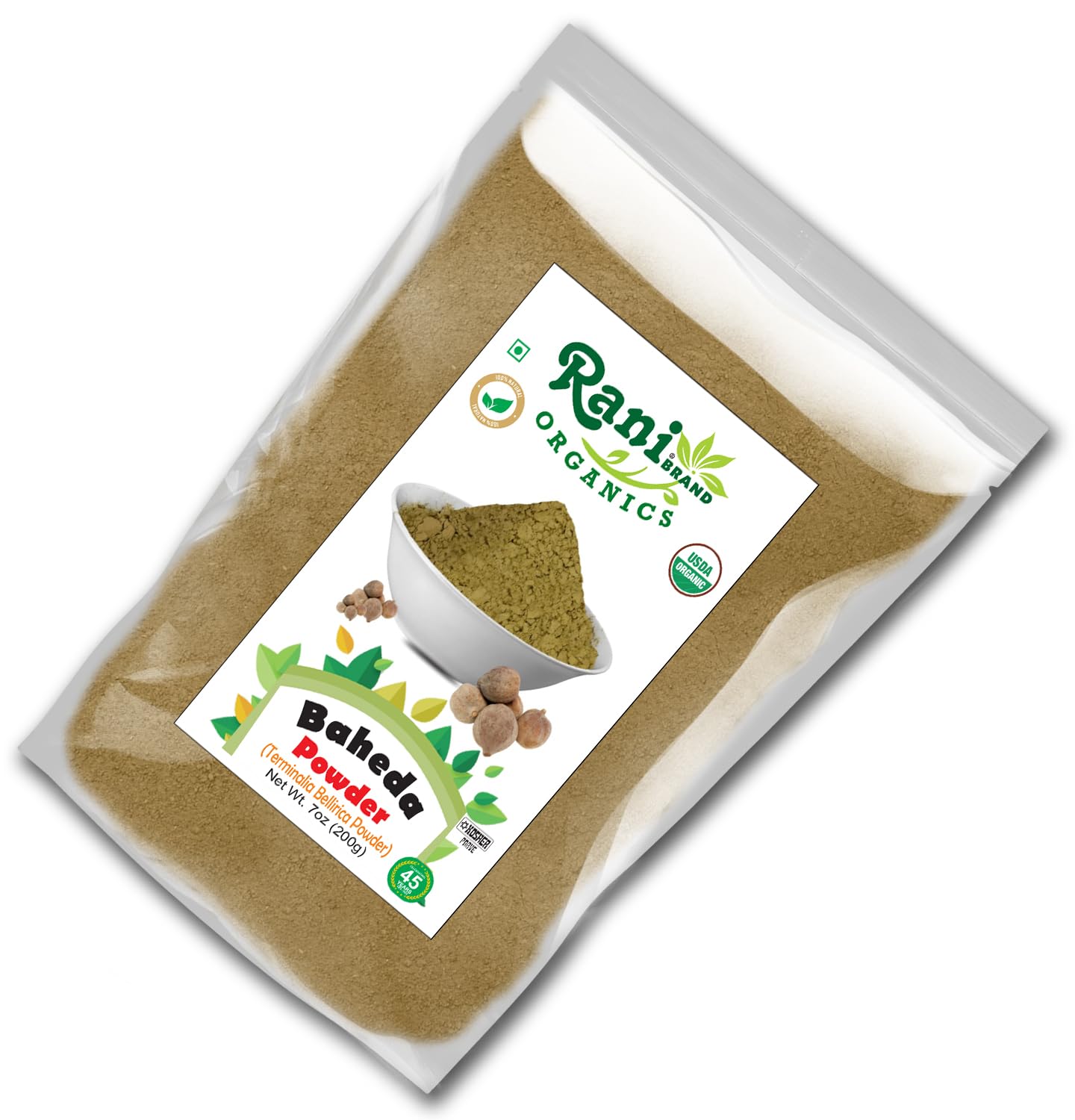 Rani Organic Baheda Powder 7oz (200g) โ Organic, Kosher, Non-GMO