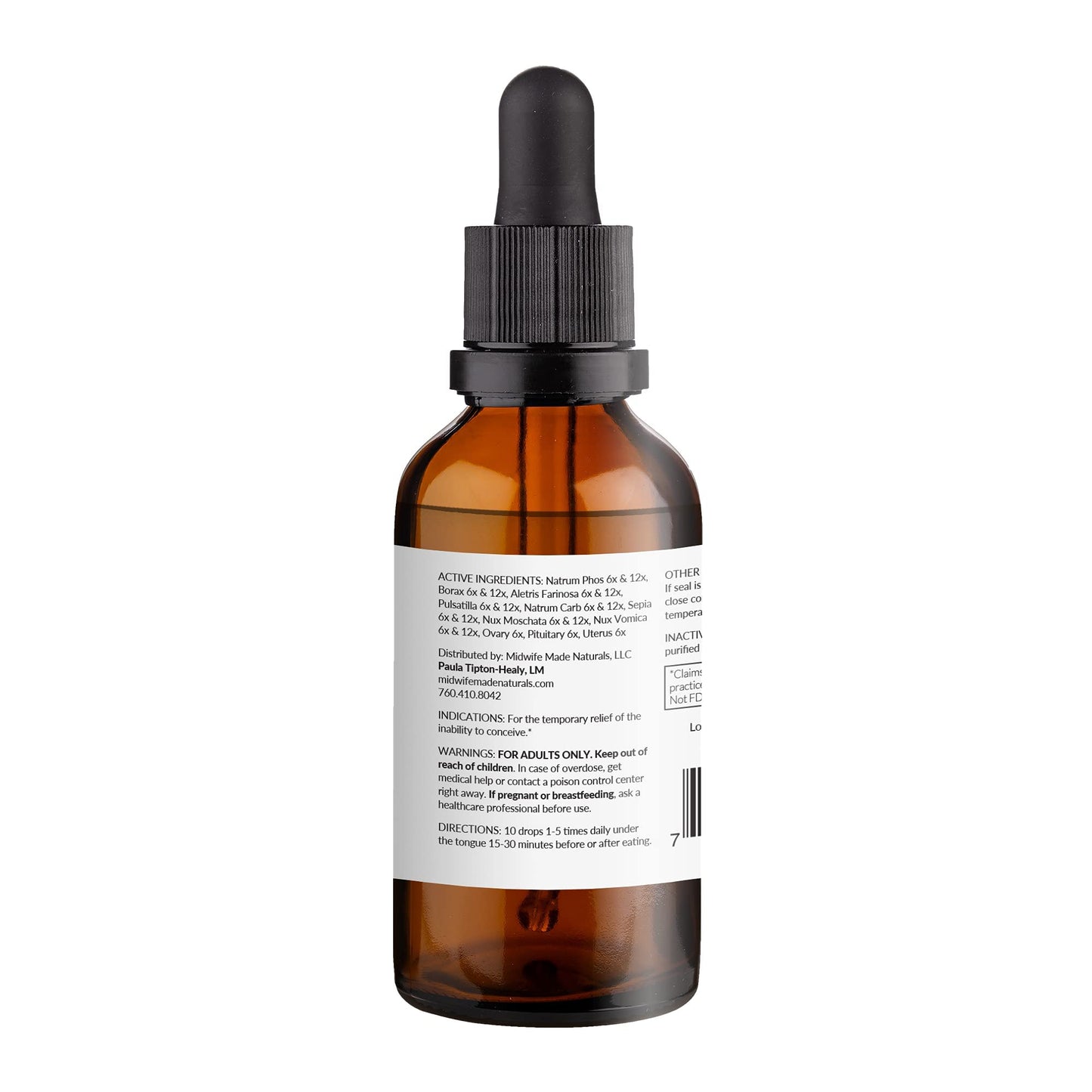 Ready to Bloom Midwife by Made Naturals โ All-Natural Liquid Homeopathic Drops for Fertility (2 oz)