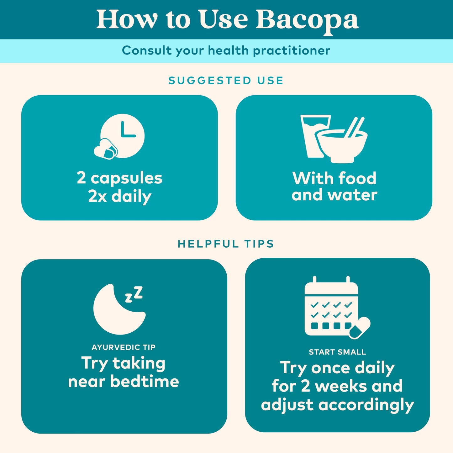 Organic India Bacopa Monnieri โ Brain, Memory & Focus | 60 Vegan Capsules