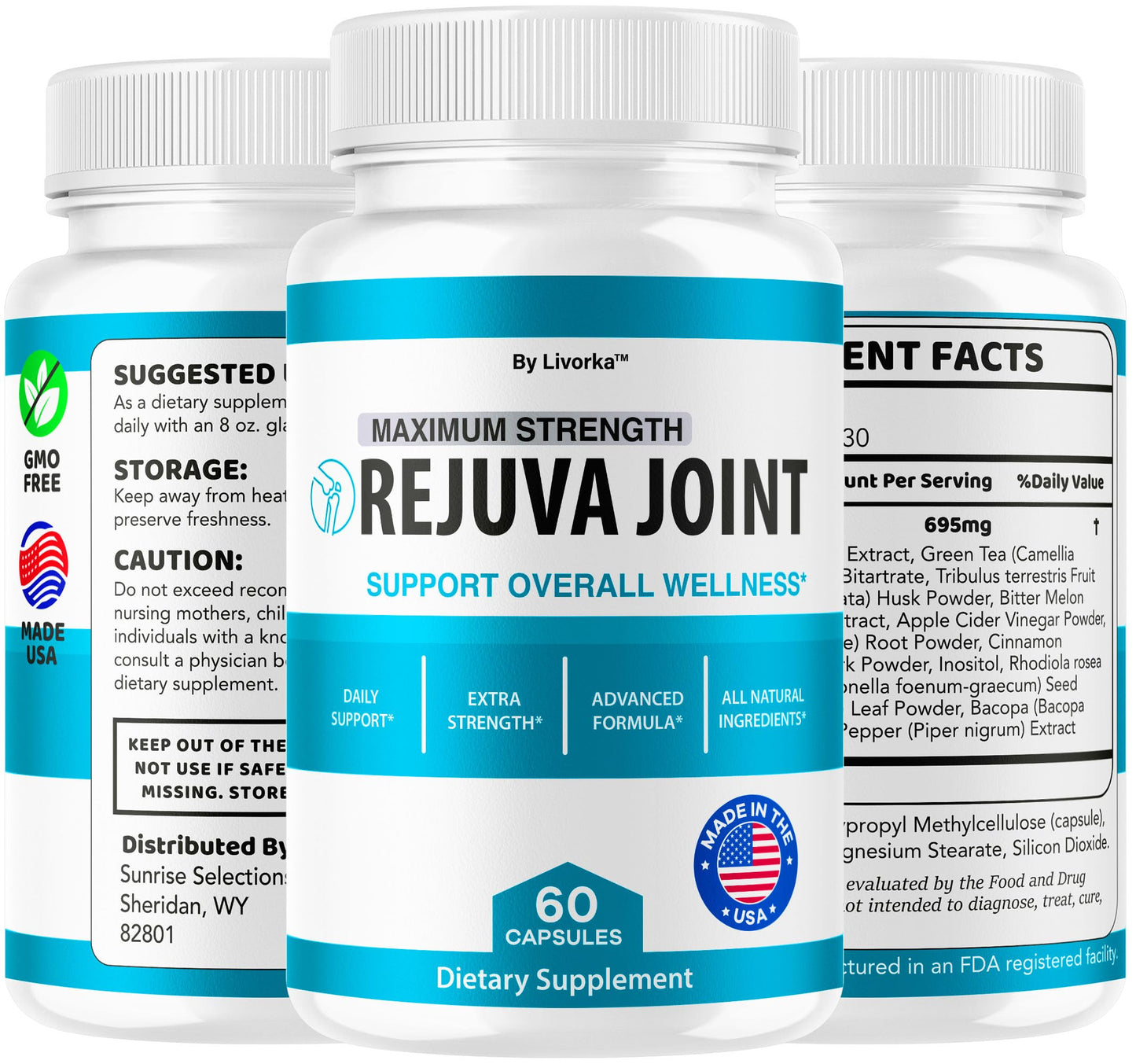 2 Pack Rejuva Joint โ Official RejuvaJoint Supplement for Joint Support
