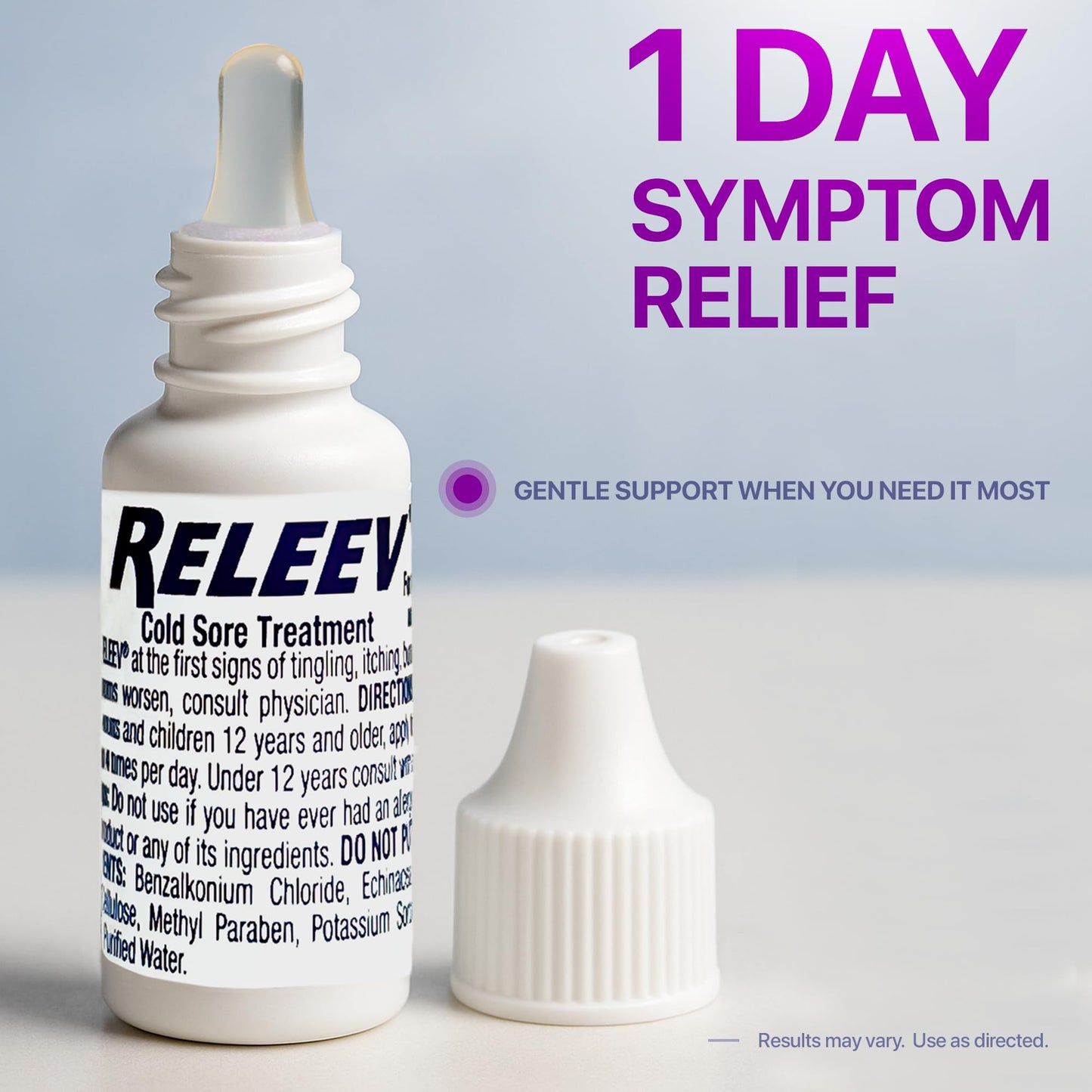 Releev 1 Day Cold Sore Treatment 6ml โ Targeted Relief, Viracea Formula