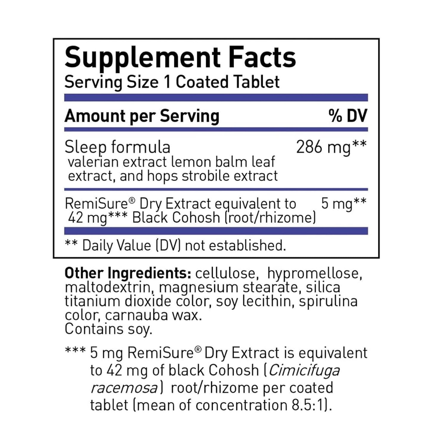 Remifemin Good Night โ Menopause Relief & Sleep Support | Estrogen-Free, Black Cohosh, Made in Germany | 60 Tablets