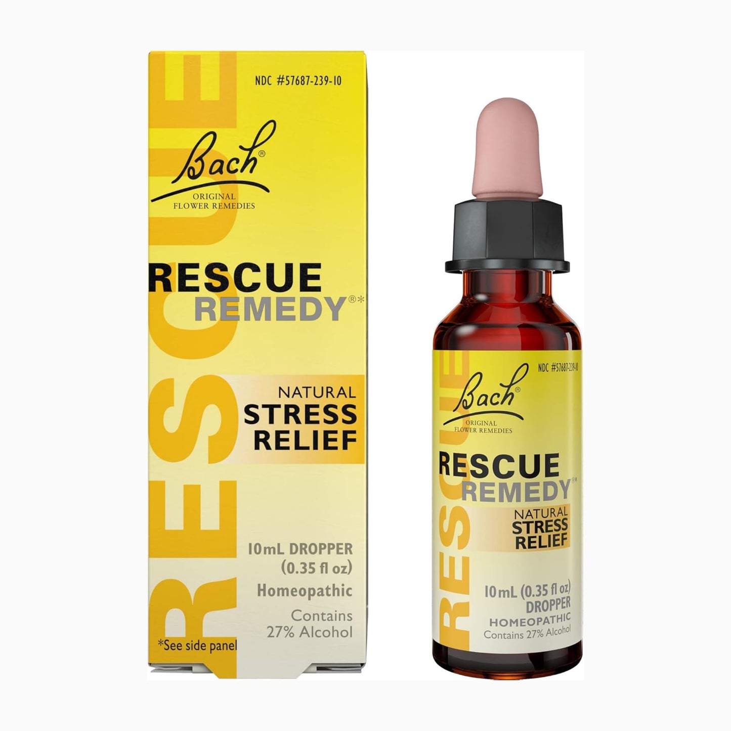 RESCUE REMEDY Dropper 10mL โ Natural Homeopathic Stress Relief