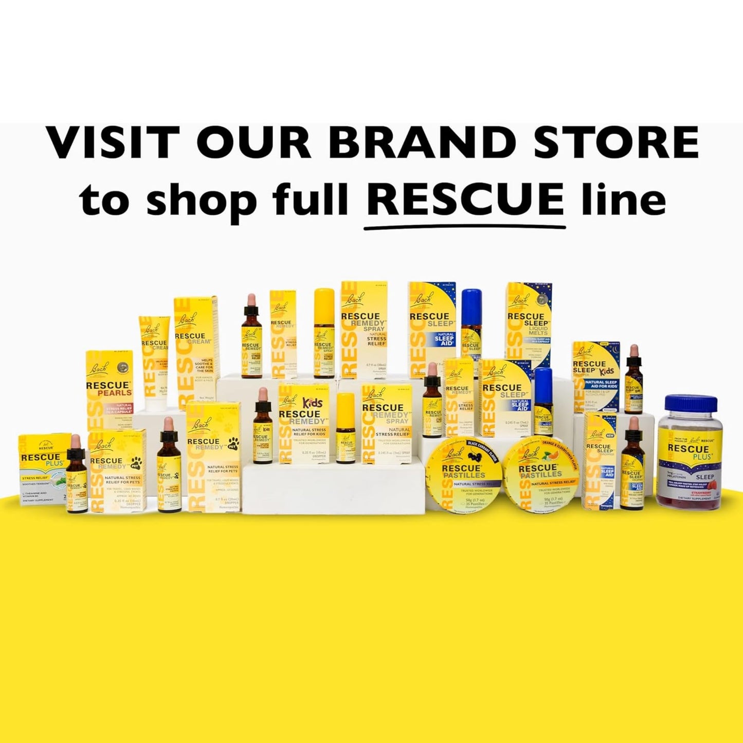 RESCUE REMEDY Dropper, 20mL โ Natural Homeopathic Stress Relief