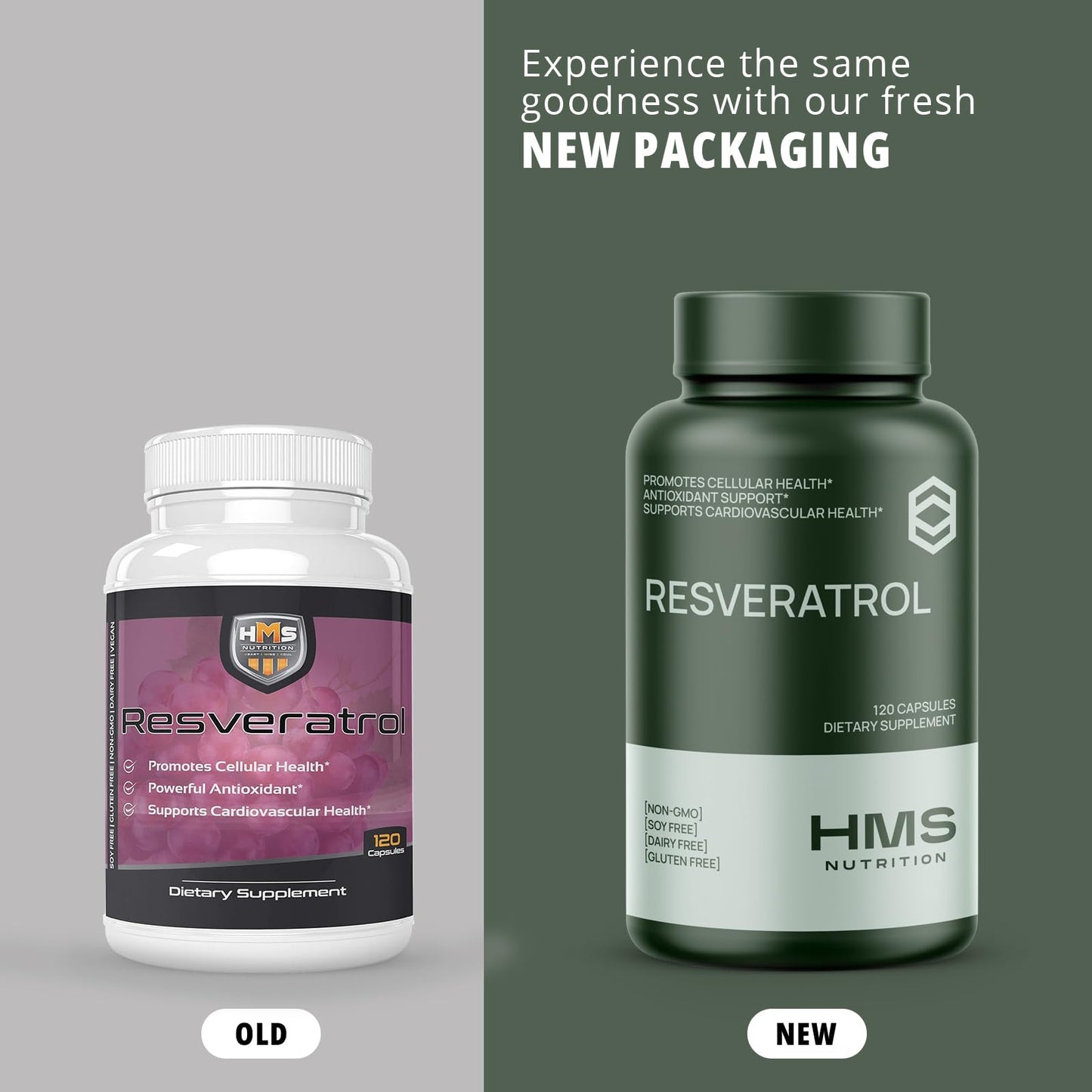 Resveratrol 1400mg 120 Capsules | High Potency Trans-Resveratrol, Antioxidants & Heart Health