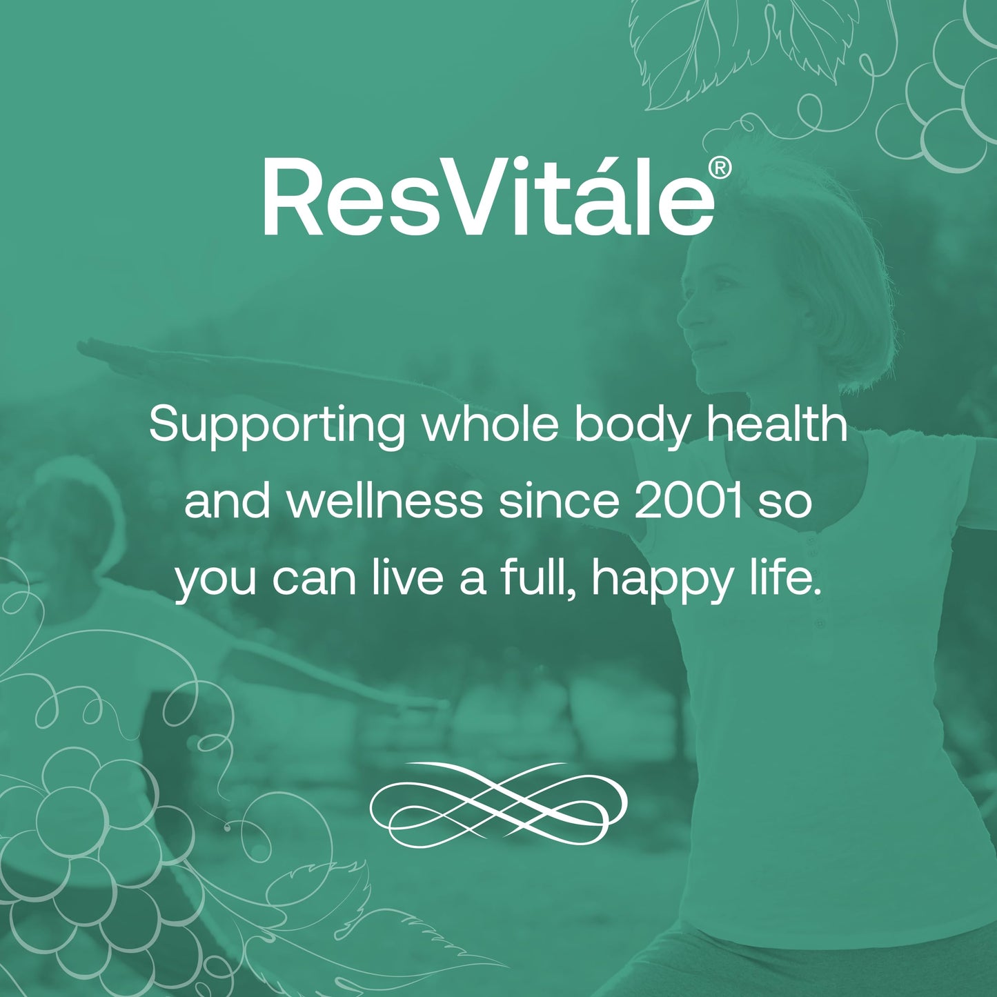 ResVitale Resveratrol 500 mg β Antioxidant Longevity & Immune Support | 30 Veggie Capsules