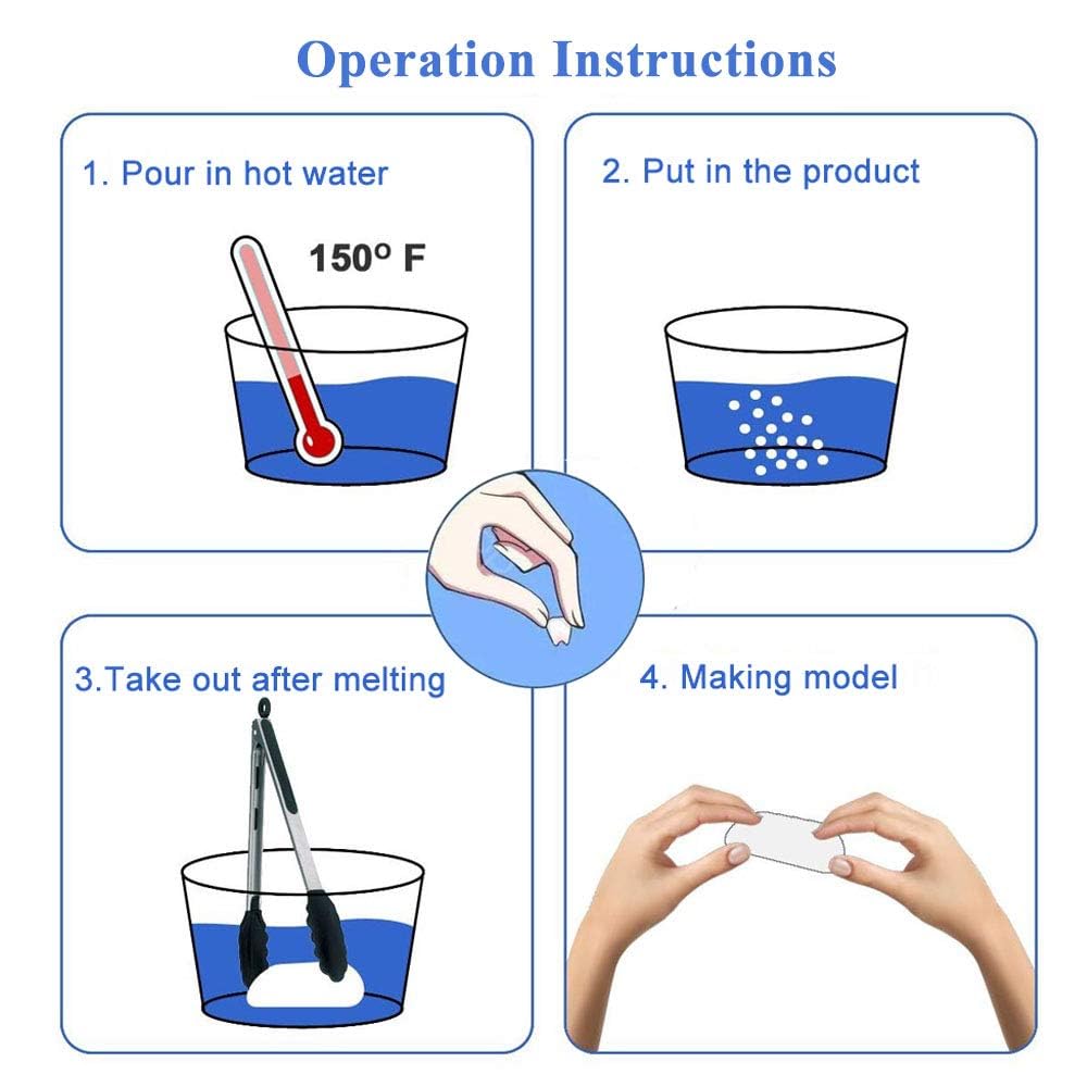 Tooth Filling Thermal Beads โ DIY Moldable Temporary Teeth Repair Kit (2 Pack)