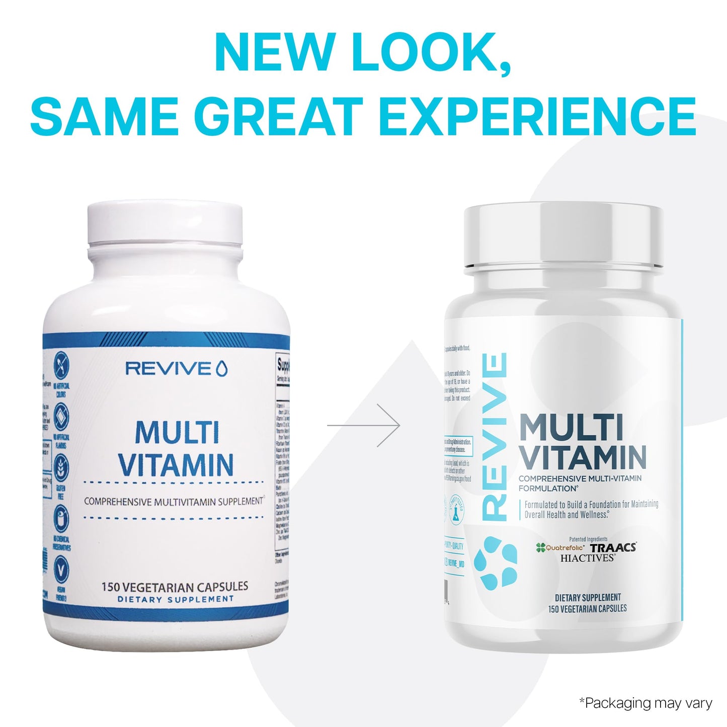 Revive MD Multi-Vitamin for Men & Women โ Daily Multivitamin for Energy, Immunity & Health (150 Capsules, 30 Servings)