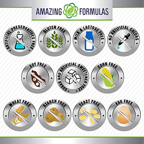 Amazing Formulas Riboflavin 400mg โ 120 Capsules | Non-GMO, Gluten Free, Made in USA