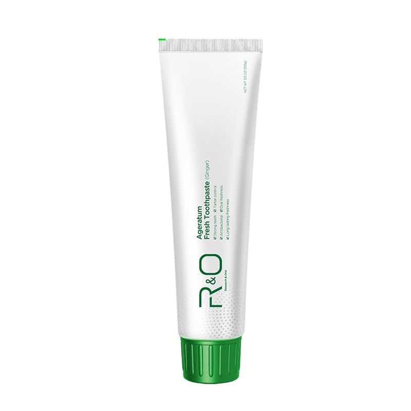 R&O Ginger Mint Fresh Toothpaste 3.53 oz โ Fresh Breath & Plaque Removal