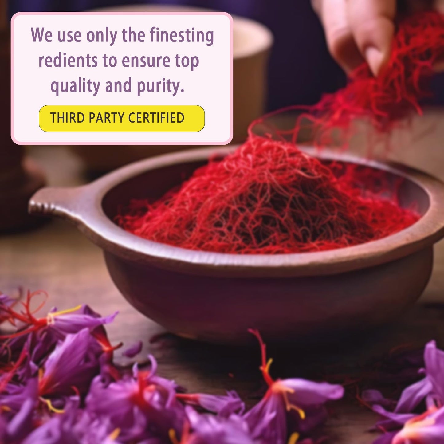 10-in-1 Saffron Wellness Supplement โ Ashwagandha, Vitamin C, Magnesium | 60 Vegan Capsules | Non-GMO