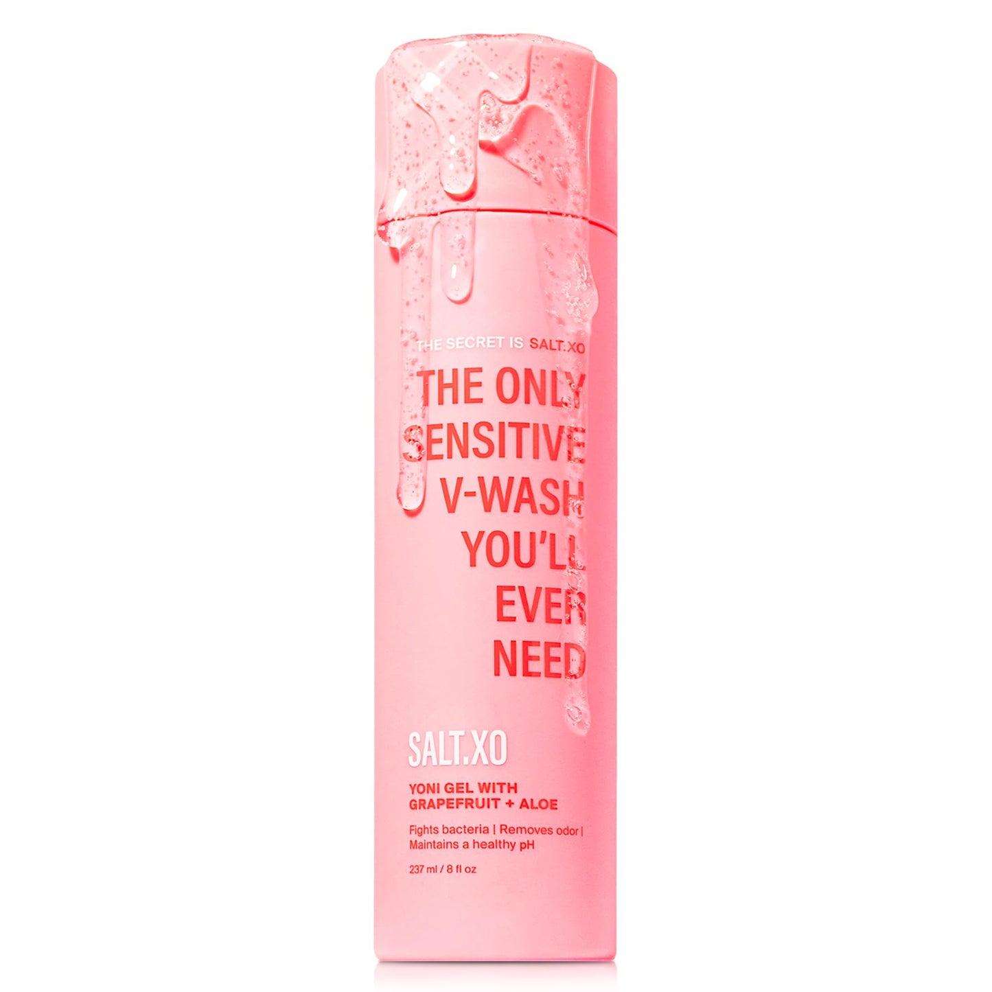 SALT.XO Grapefruit Sensitive Yoni Gel Wash β pH-Balanced, Cruelty-Free Intimate Care (8 oz)