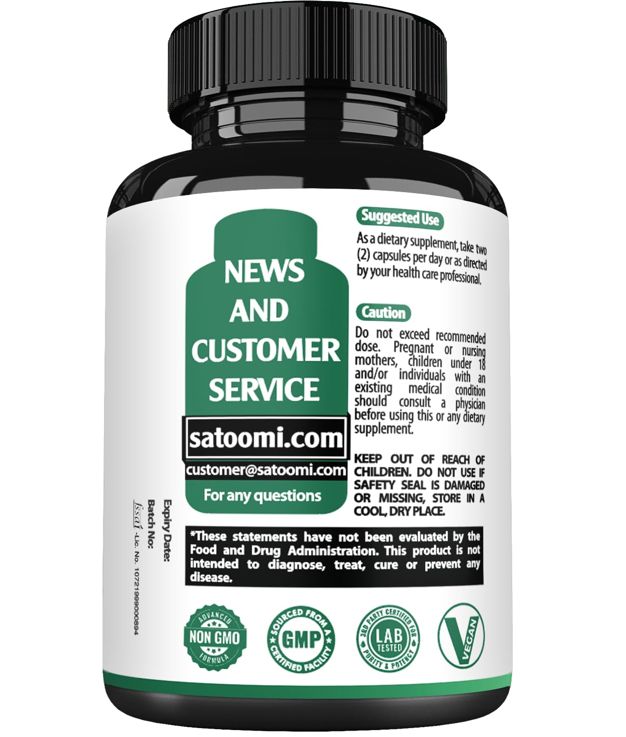 Satoomi NAD Supplement for Women โ NR Nicotinamide Riboside 900mg + Resveratrol, 60 Count
