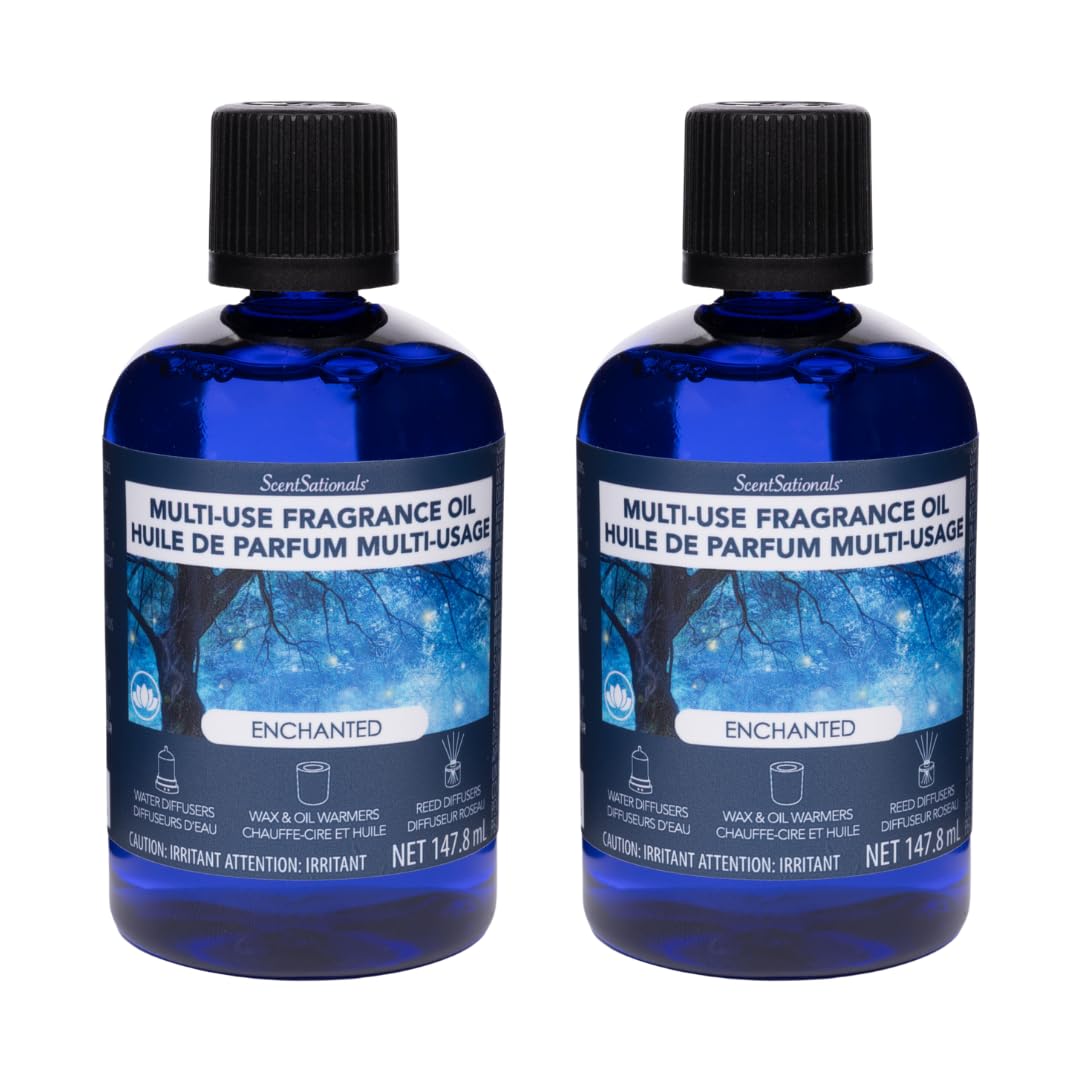 ScentSationals Enchanted Multi-Use Diffuser Oil Refill โ 2 x 147.8 ml