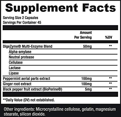 Sculpt Nation by V Shred Digestive Enzymes โ Multi Enzyme for Digestion & Gut Health (90 Gluten-Free Capsules)