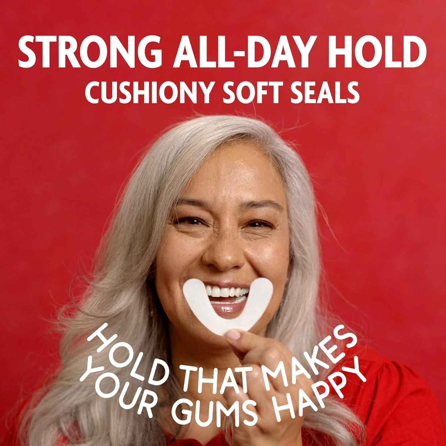 Sea-Bond Secure Denture Adhesive Seals โ Fresh Mint, Zinc-Free, All-Day Hold (30 Count, Pack of 4)