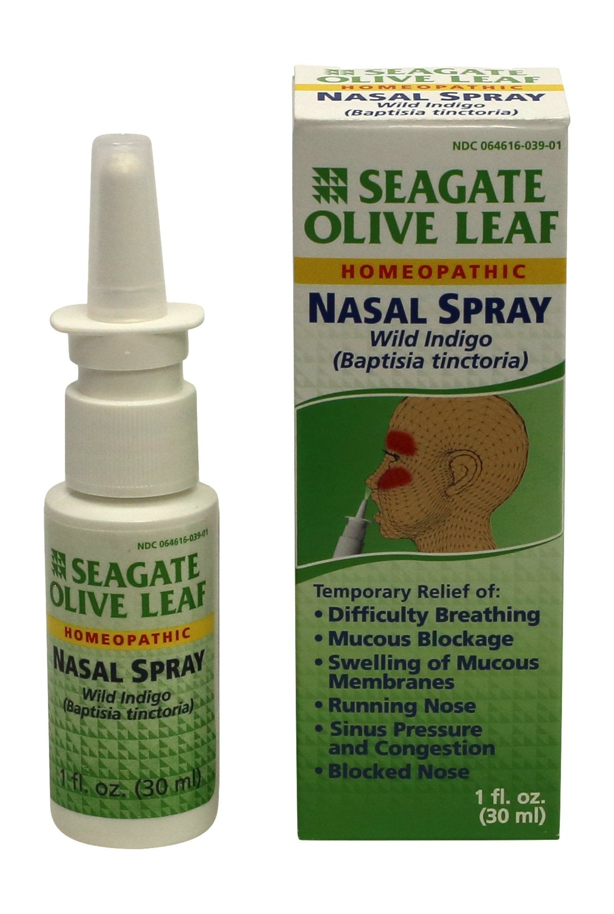 Seagate Olive Leaf Nasal Spray β Homeopathic, 1 oz (Pack of 1)