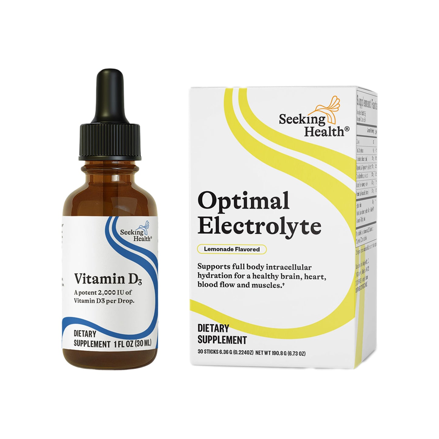Seeking Health Vitamin D3 Drops โ Immune & Bone Health, 1 fl oz (900 Servings)