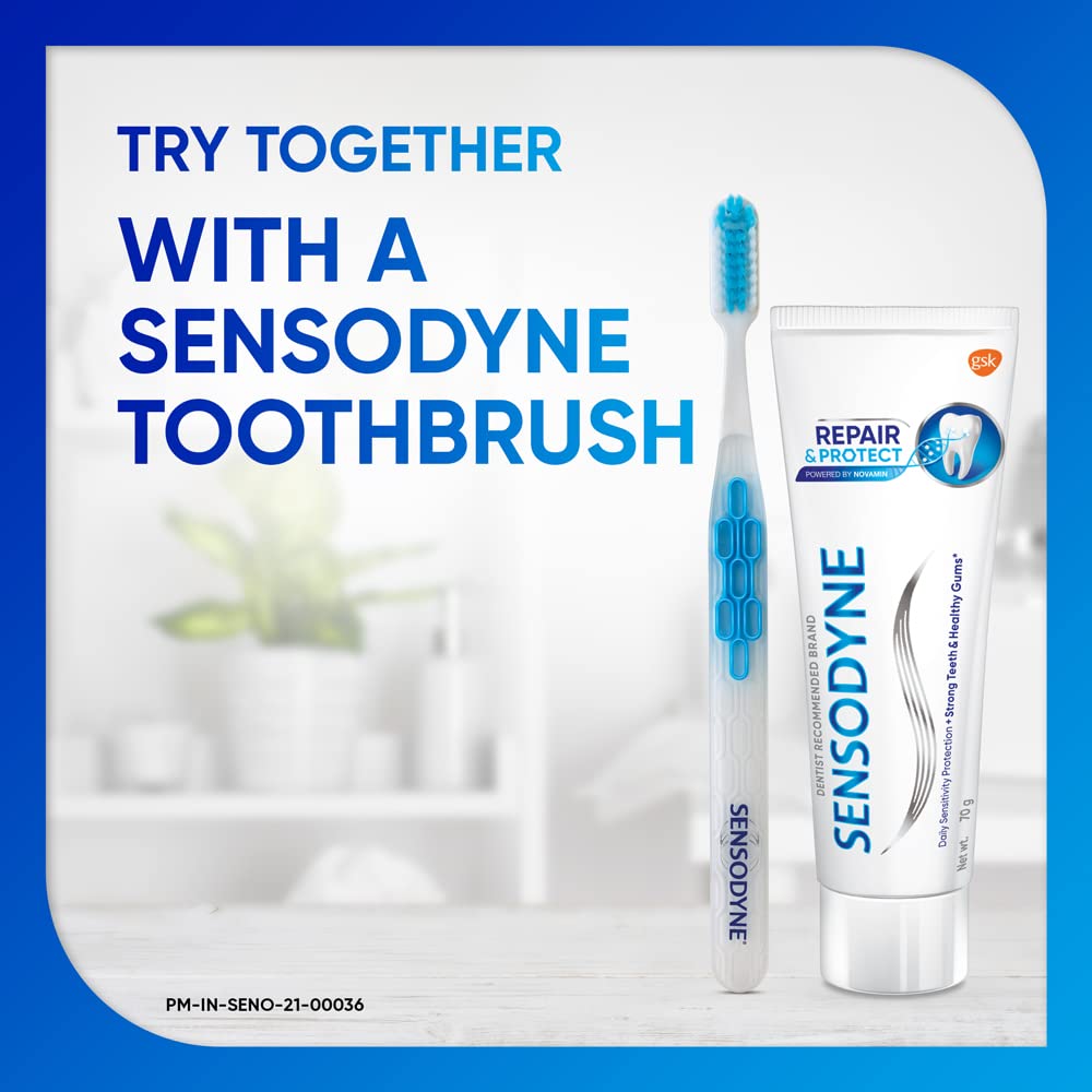 Sensodyne Repair & Protect Toothpaste with Fluoride 70 gm โ Pack of 1