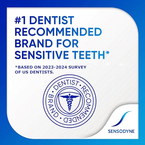 Sensodyne Repair and Protect Whitening Toothpaste โ Sensitivity Relief & Cavity Protection (3.4 oz, Pack of 2)