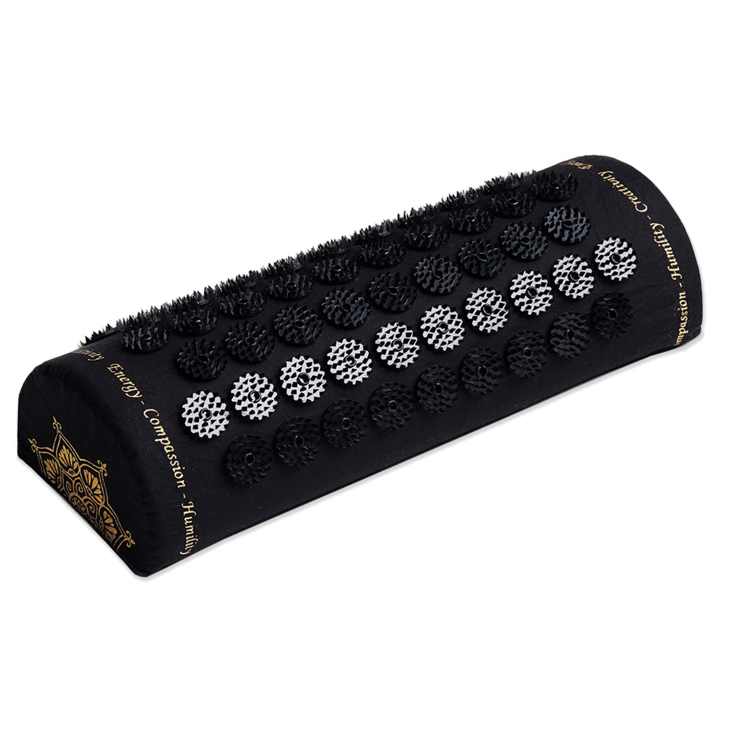 ShaktiMat Classic Acupressure Pillow โ Level 1 Black, 2,370 Signature Spikes
