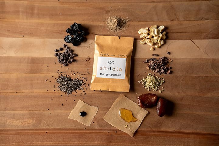Shilala Organic Shilajit Energy Bar โ 1000mg Shilajit, Gluten-Free, Vegan, Non-GMO | High Fulvic Acid | 7 Pack | NEW & IMPROVED FLAVOR