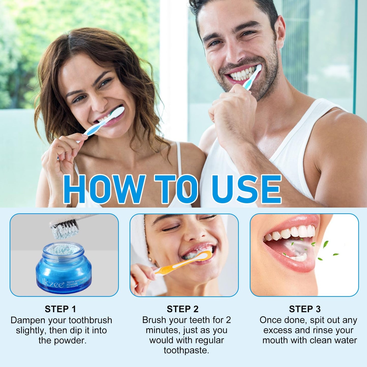 Shimmer Deluxe Teeth Whitening Powder โ Enamel-Safe, Peroxide-Free (15g)