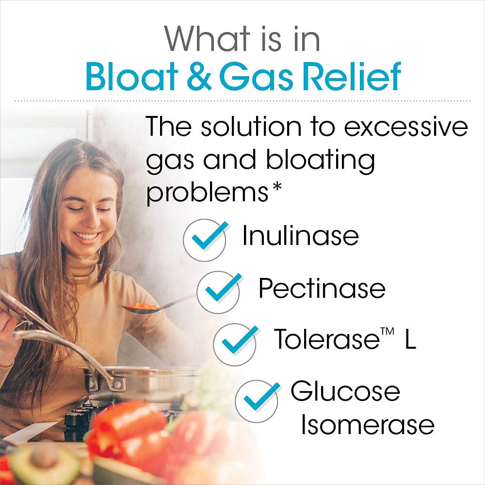 Silver Fern Bloat & Gas Relief Digestive Enzyme Blend β 30 Servings | FODMAP & Bloating Support