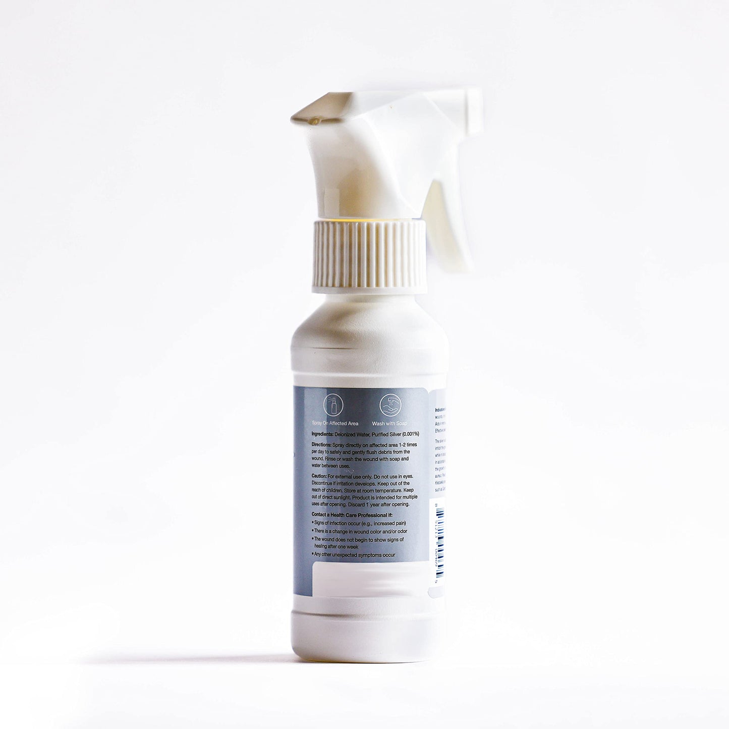 SilvrSTAT Nano Silver Wound Wash Sprayer โ Sterile, Drug-Free Debride & Fine Mist (4 oz)