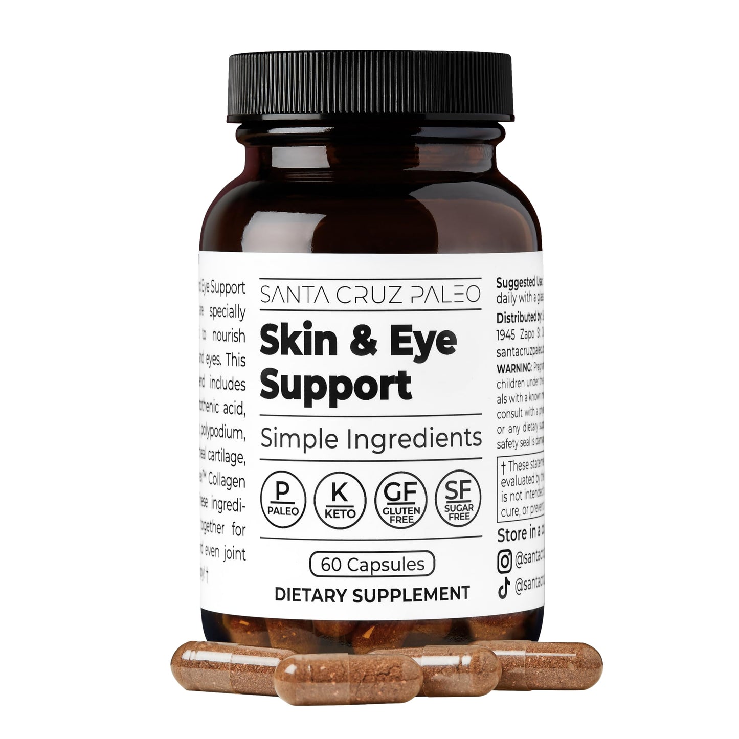 Skin & Eye Supplement โ Supports Healthy Skin & Vision