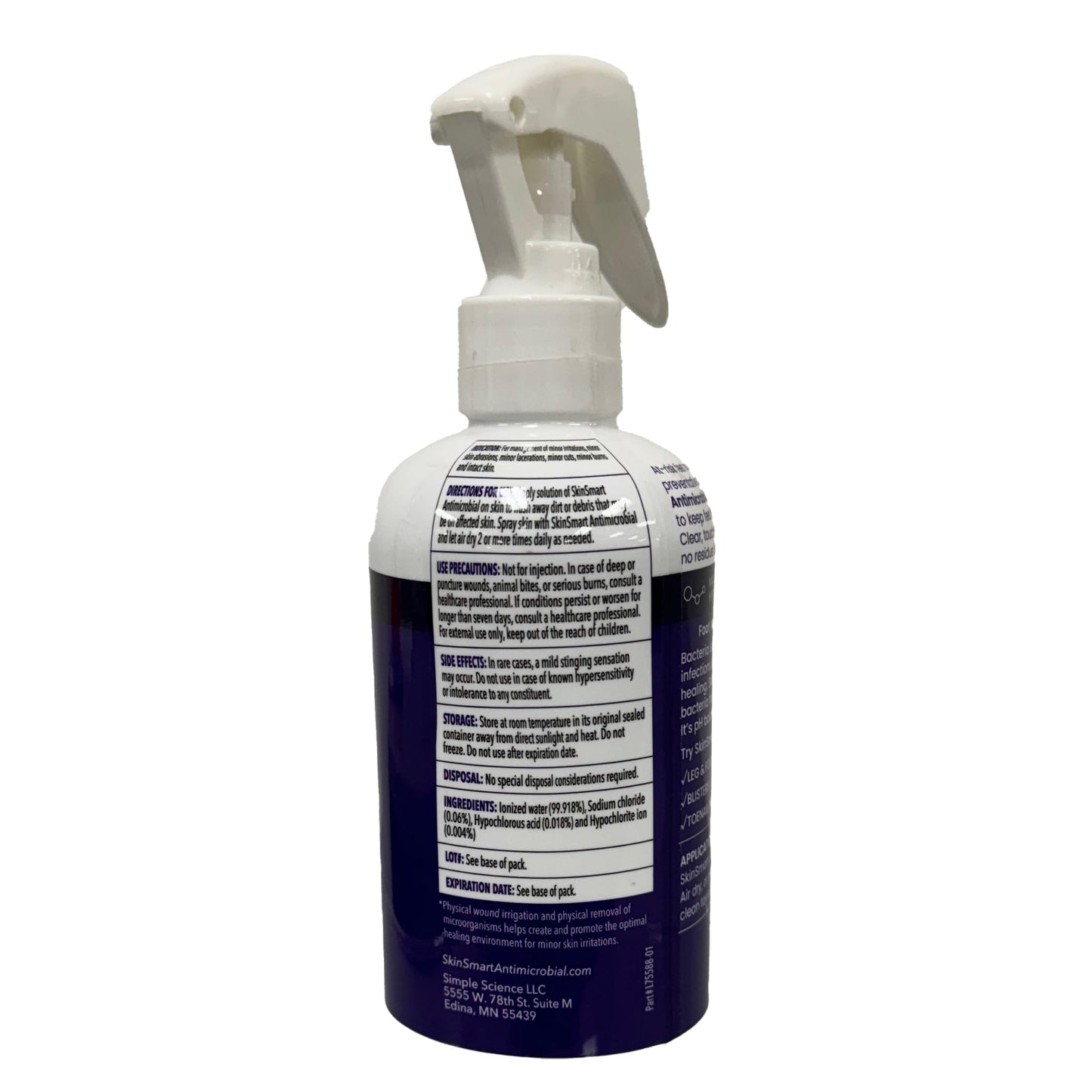 SkinSmart Daily Foot Cleanser β 8 oz Spray for At-Risk Feet | Doctor-Recommended