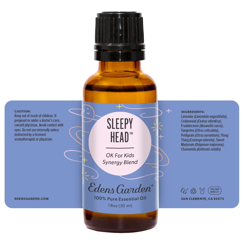 Sleepy Head Essential Oil Blend โ 100% Pure Premium Grade, 30 ml | Edens Garden