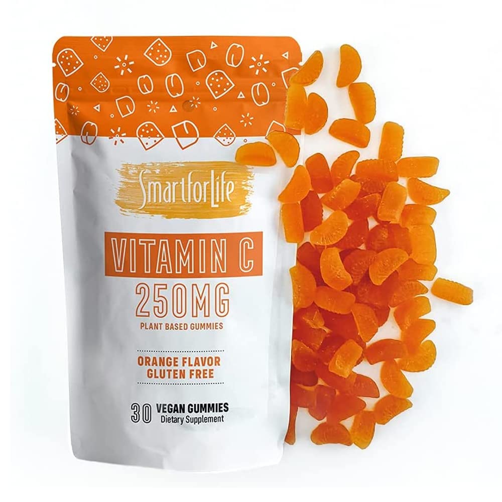 Smart for Life Vitamin C Gummies โ Plant-Based Vegan Immune Support (30 Count)