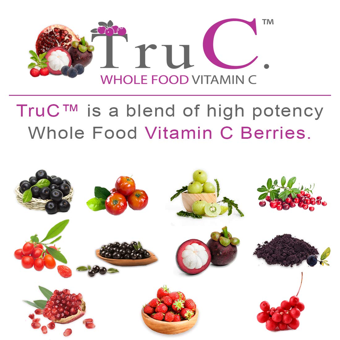 Smarter Raw Whole-Food Vitamin C from Berries โ 60 Vegan Capsules