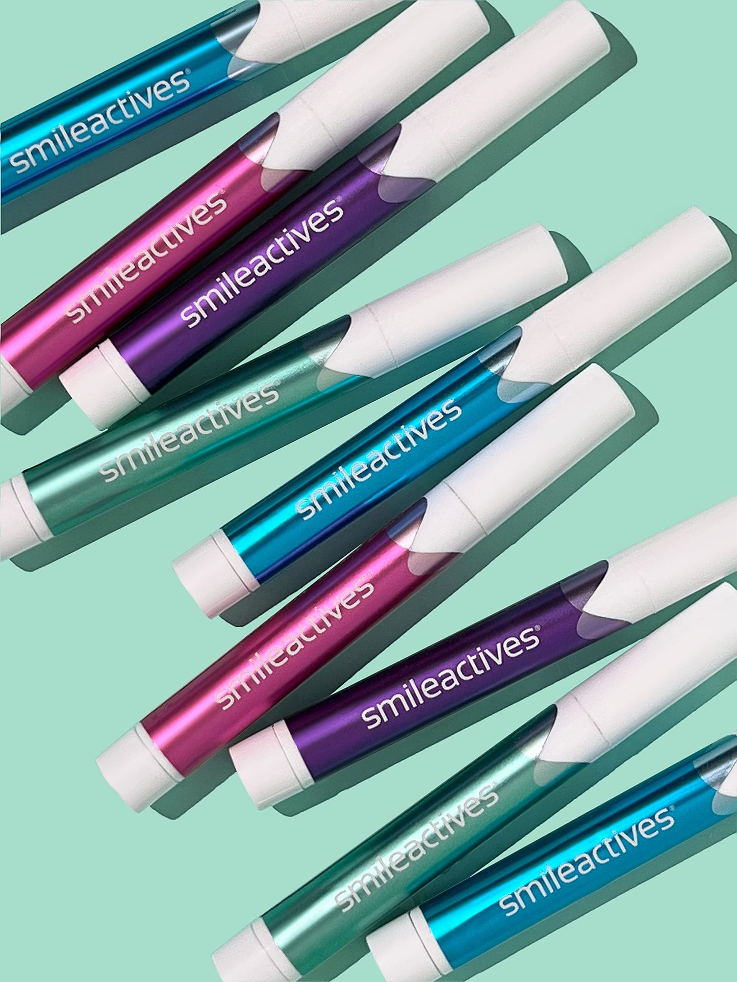 Smileactives Teeth Whitening Pen โ 2 Pack | Fast Whitening, Precision Brush Tip, Ultra Mint